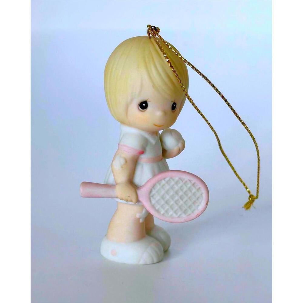 Precious Moments Tennis Girl Figurine Ornament